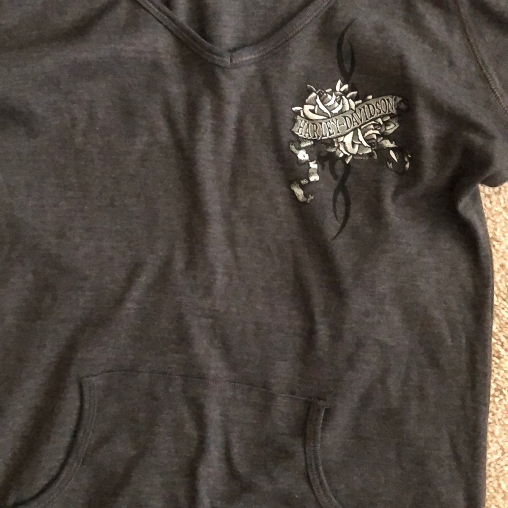 Harley Davidson hooded shirt **